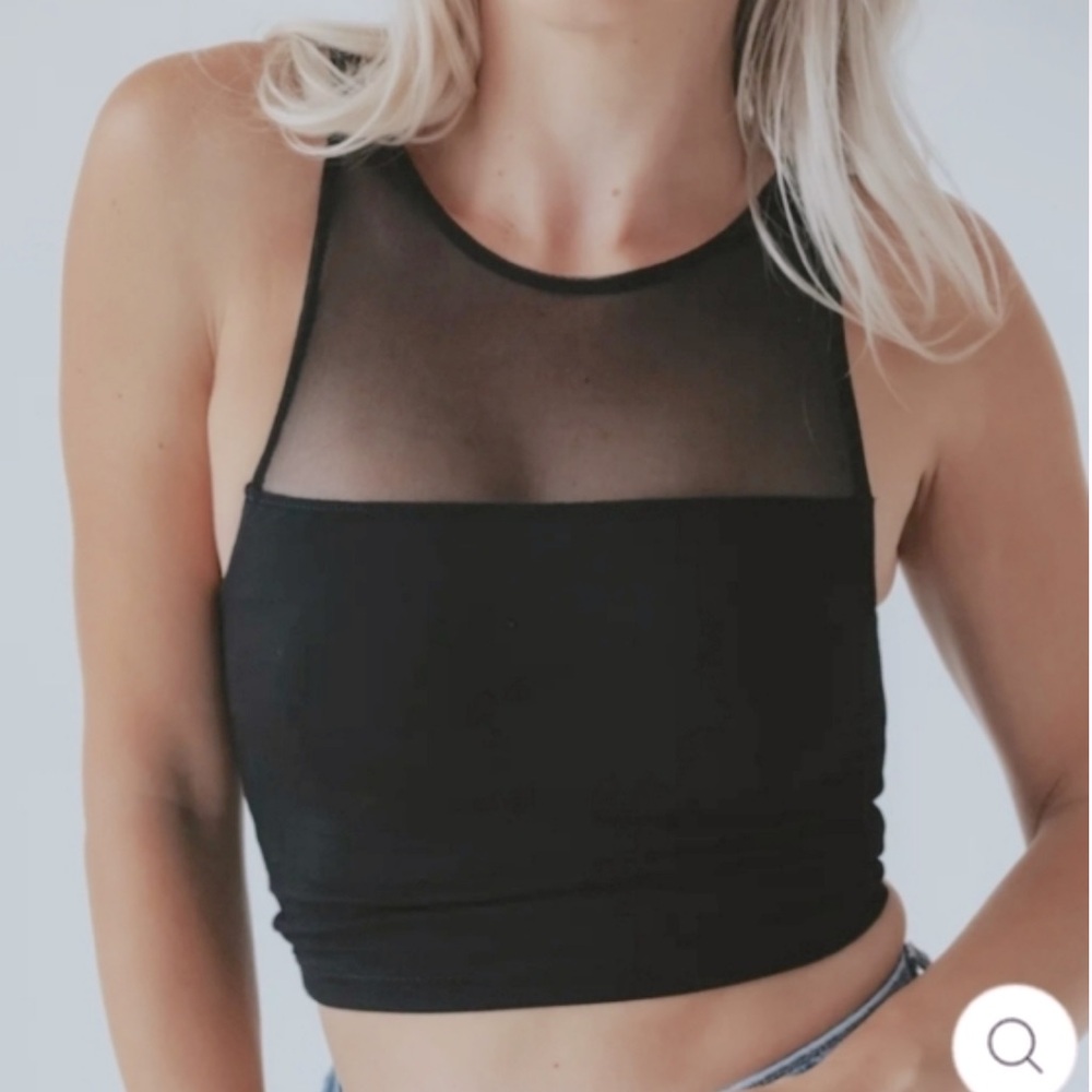 High Neck Mesh Brami